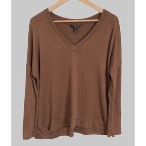 Banana Republic Luxespun Top Womens M Long Sleeve Minimalist Capsule Wardrobe